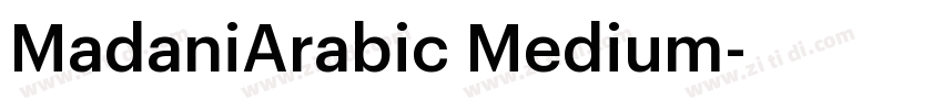 MadaniArabic Medium字体转换